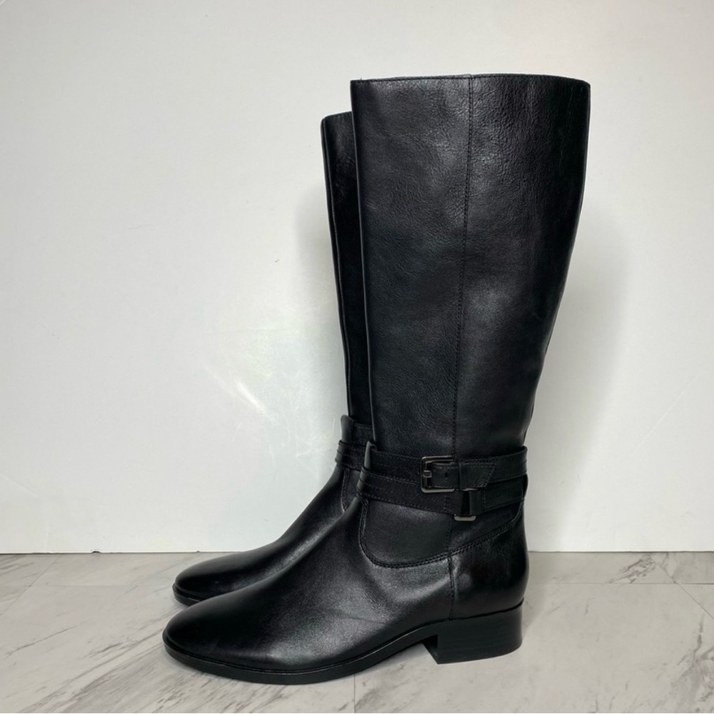 NWOT! Naturalizer Reid Black Leather Tall Boot 9 1/2 W